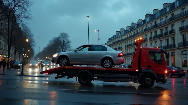 Remorquage voiture à paris : un service d'urgence accessible